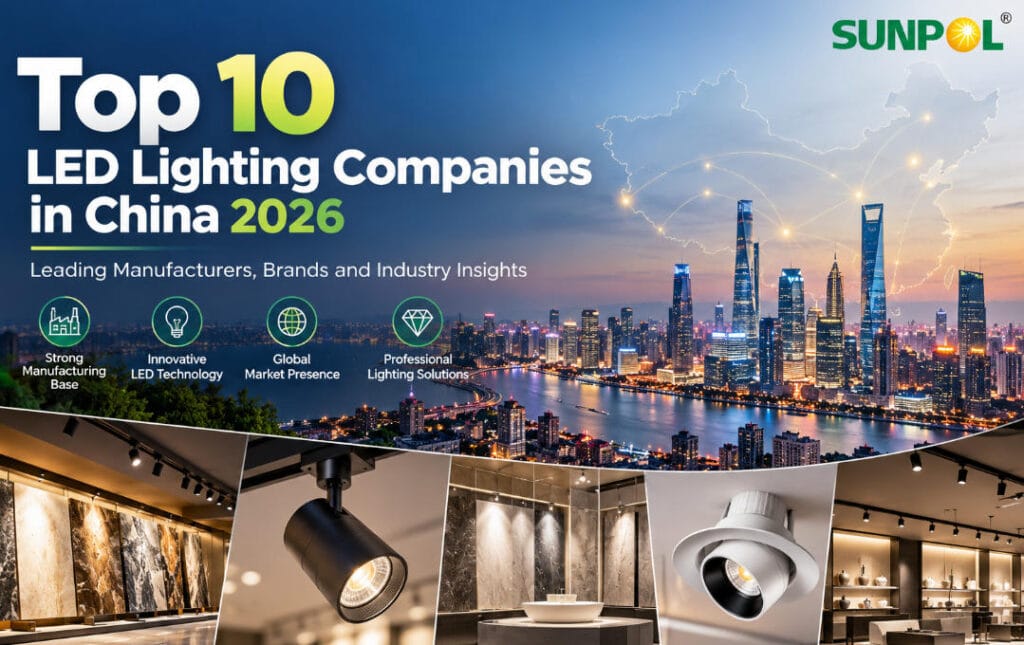 top LED lighting companies in China