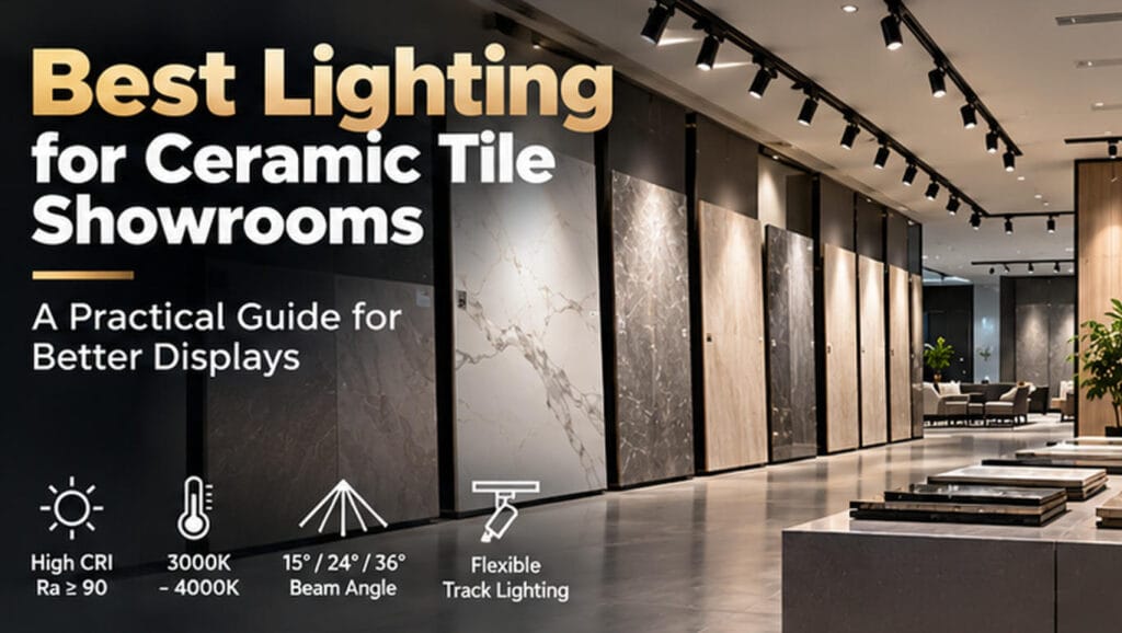 Best Lighting for Ceramic Tile Showrooms